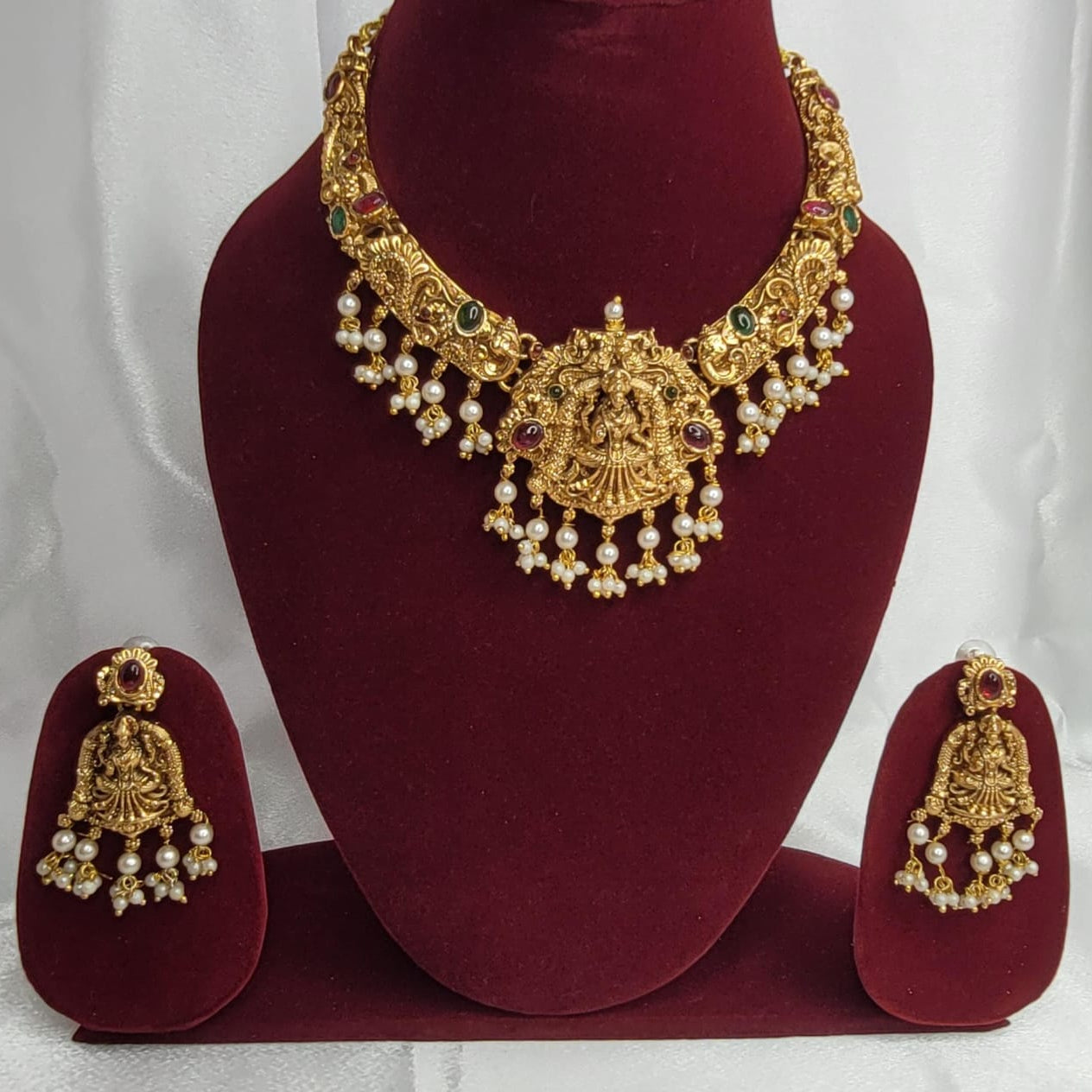 Lakshmi Temple Necklace Set