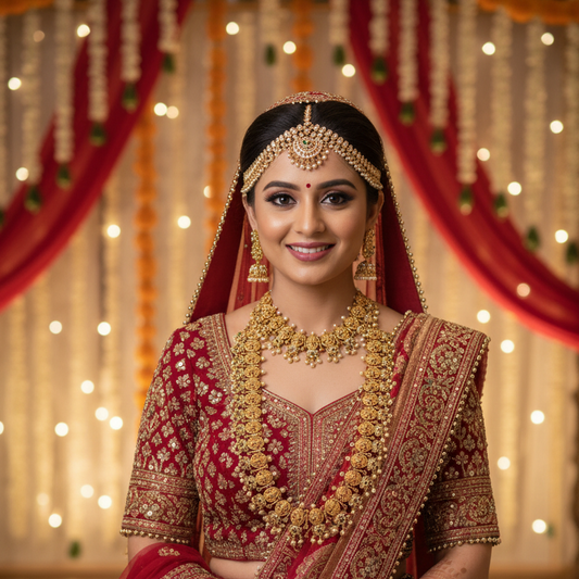 Grand Traditional Bridal Necklace Set