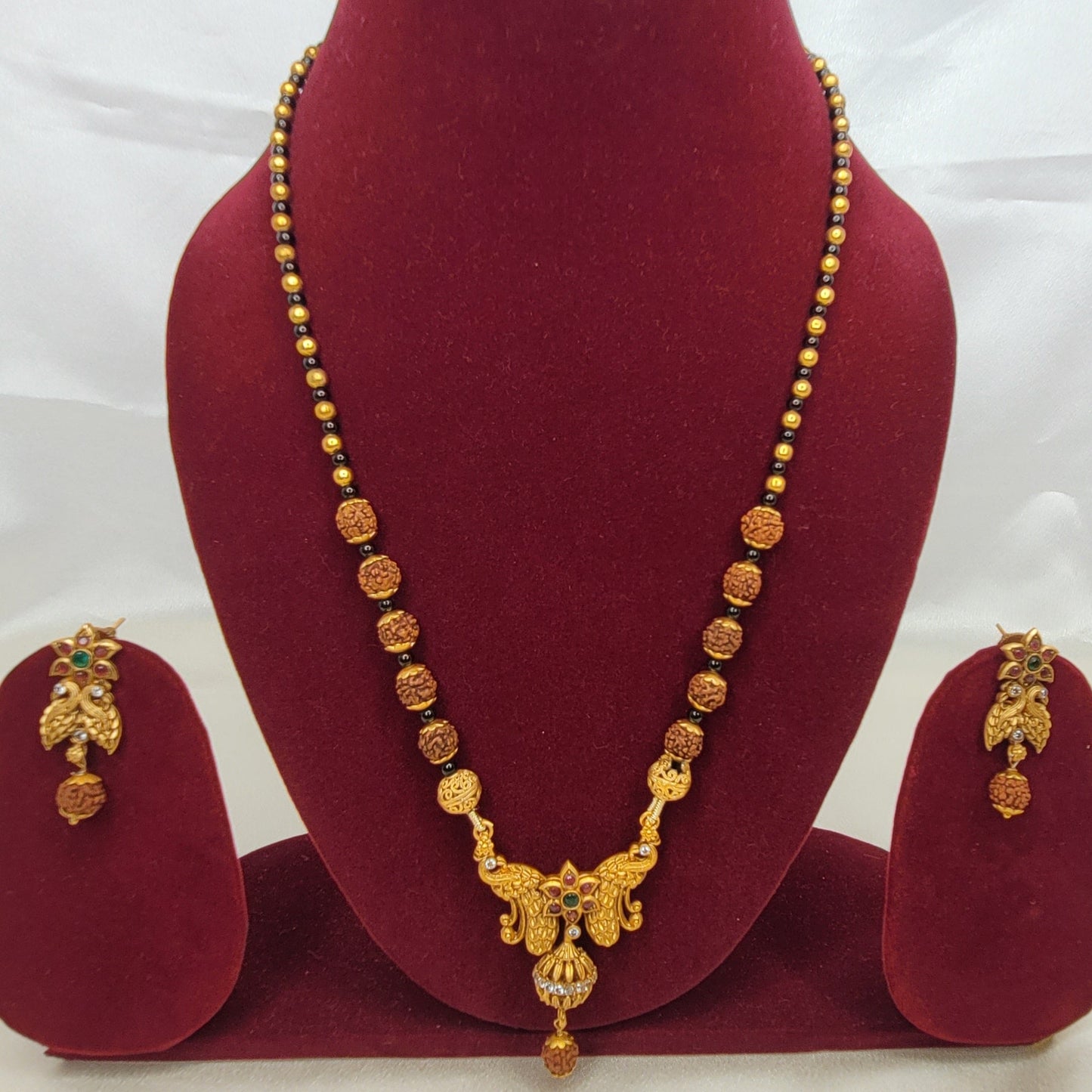 Divine Rudraksha Heritage Jewelery Set