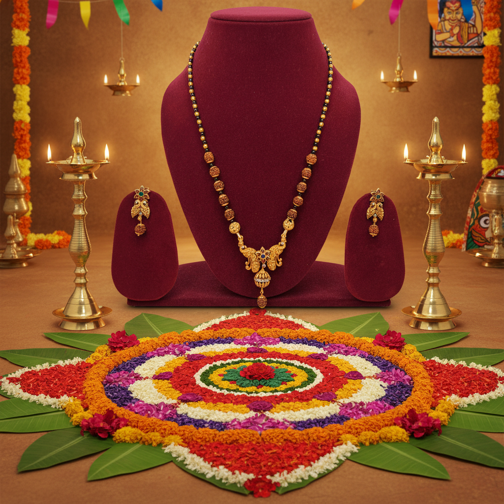 Divine Rudraksha Heritage Jewelery Set