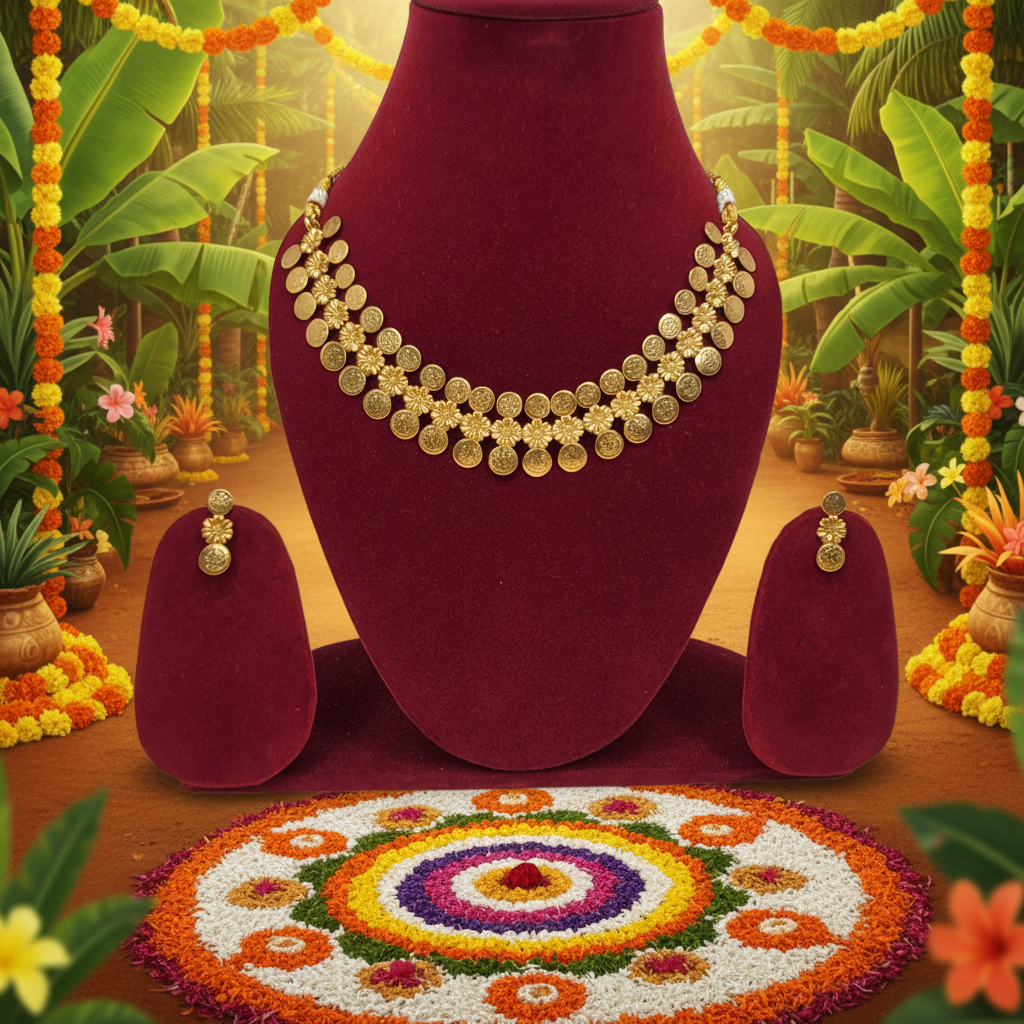 Golden Heritage Coin Necklace Set
