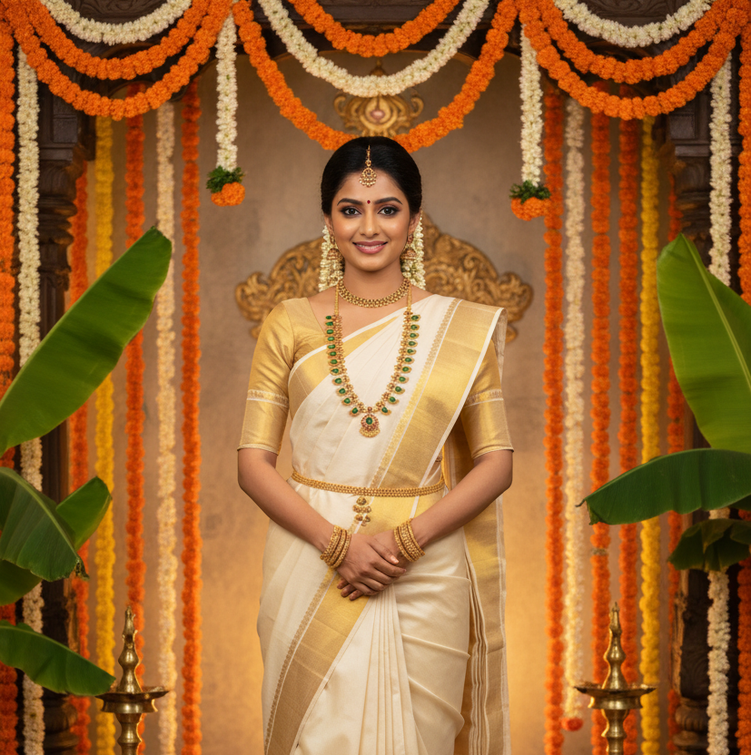 Emerald Palakka Necklace Set