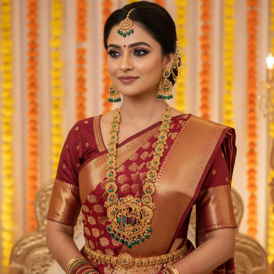 Divine Sreenivasa Kalyana Haram Necklace Set