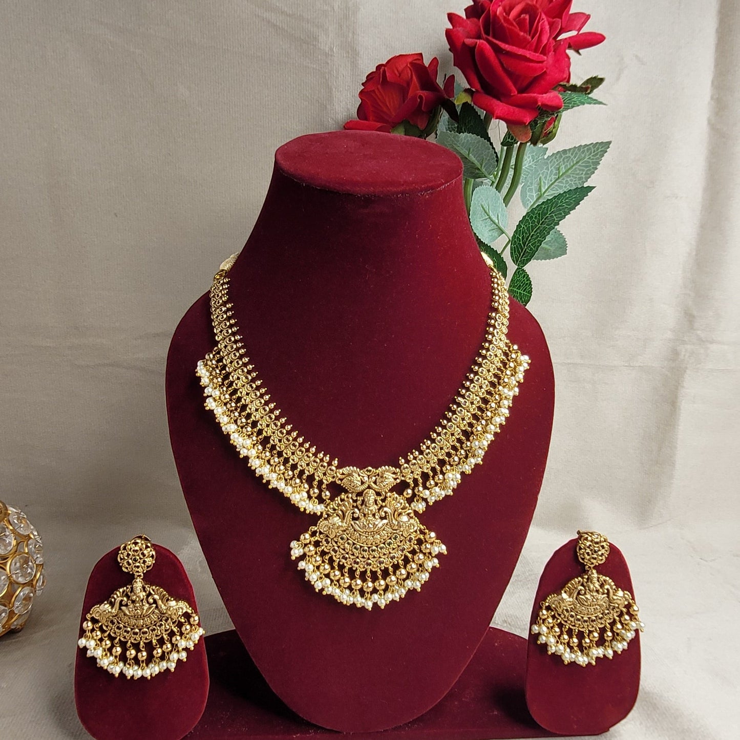 Antique Nakkasi Necklace Set - Premium Quality