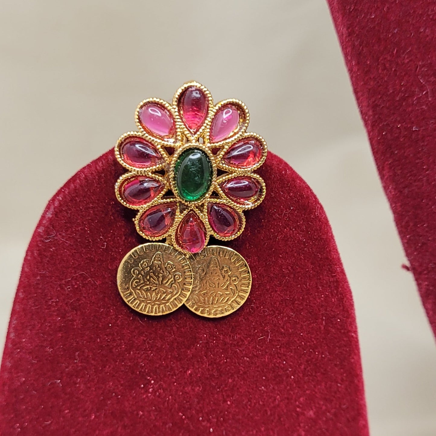 Grand Floral Coin Haram Set
