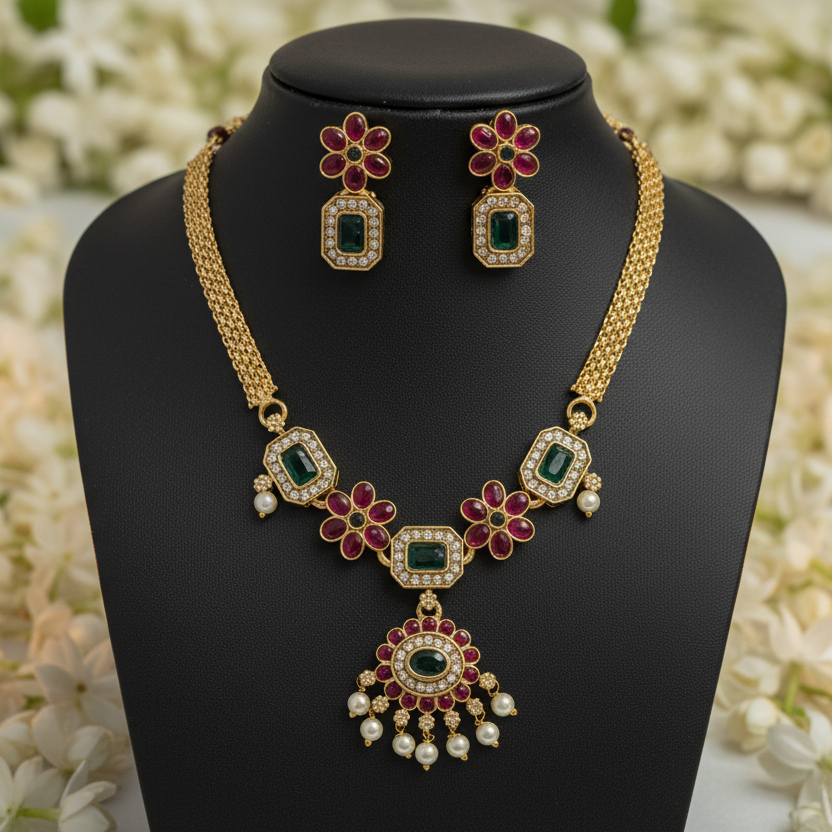 Premium Quality Necklace and earring set
