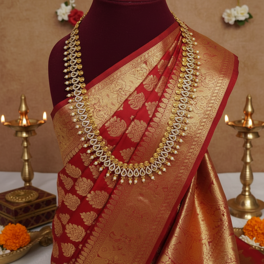 Premium Quality Gold Plated Bridal Jewellery Set