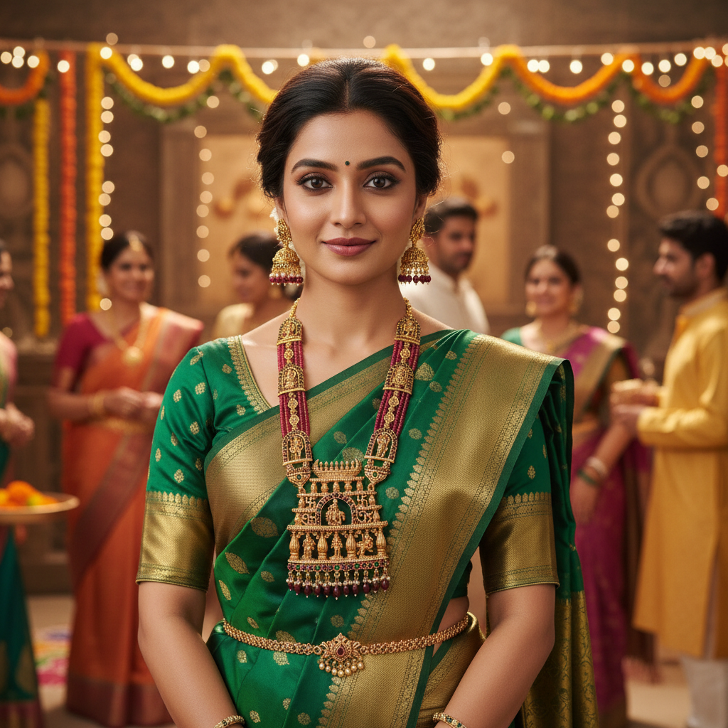 Dasavatharam -Bridal Necklace Set