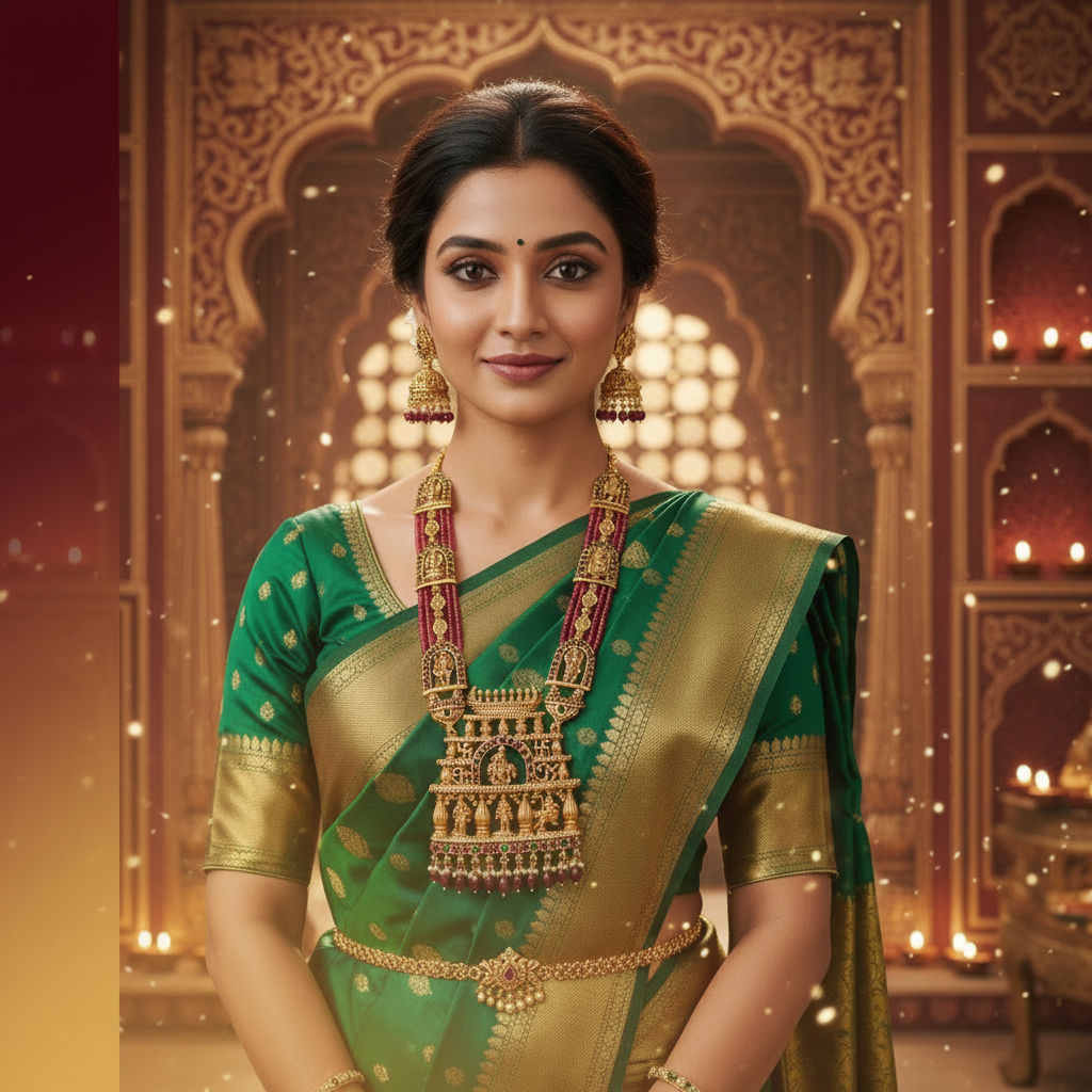 Dasavatharam -Bridal Necklace Set