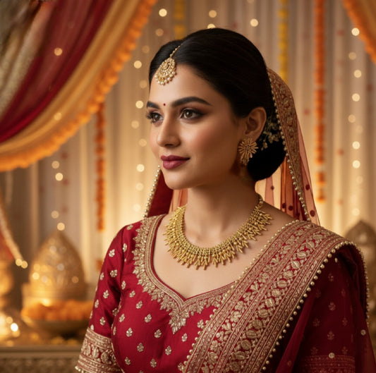 Antique Gold - Choker Necklace Set