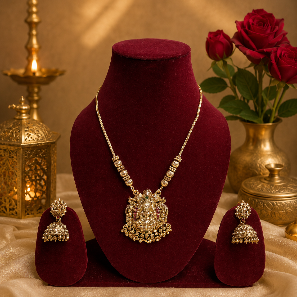 Nagas Pendant with Jhumki