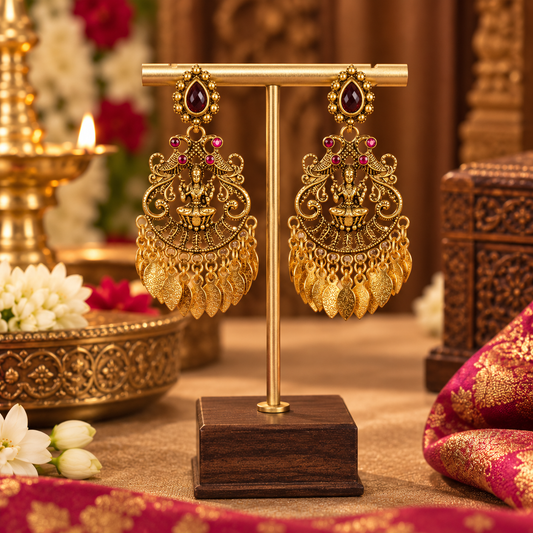 Elakkathali Lakshmi Temple Earrings