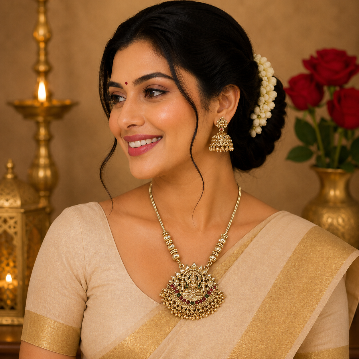 Nagas Pendant with Jhumki